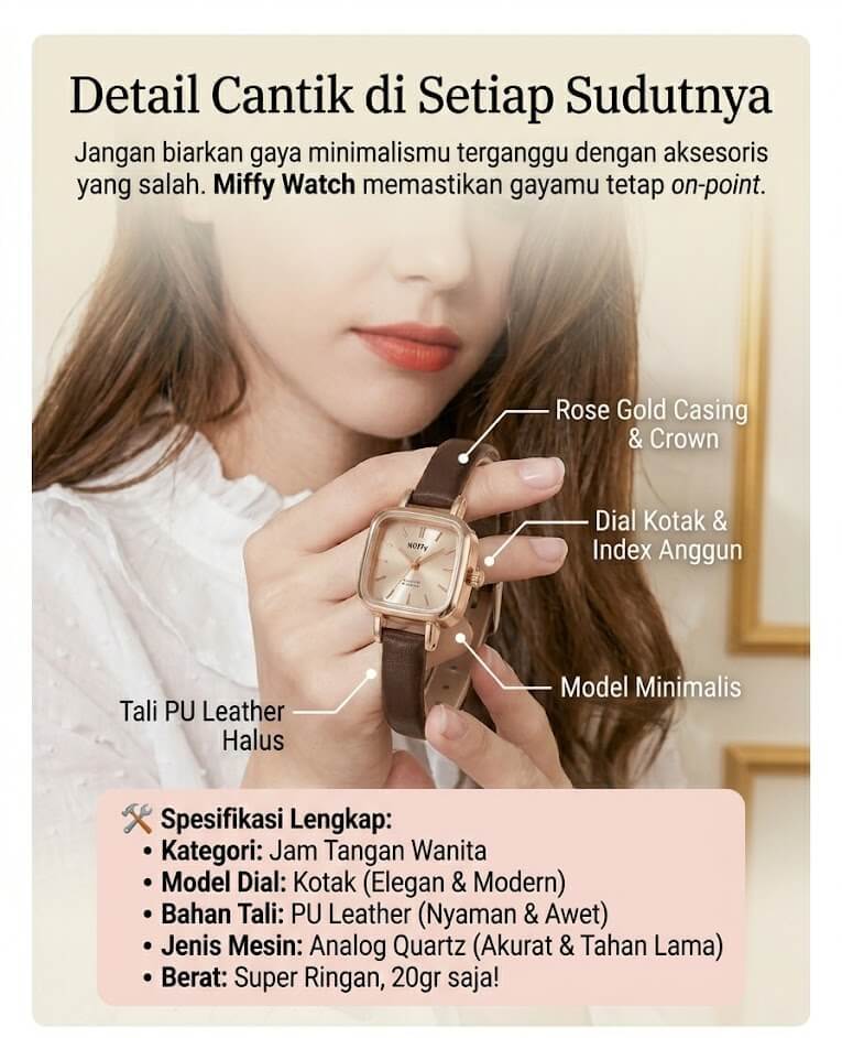Keunggulan Jam Miffy Wanita