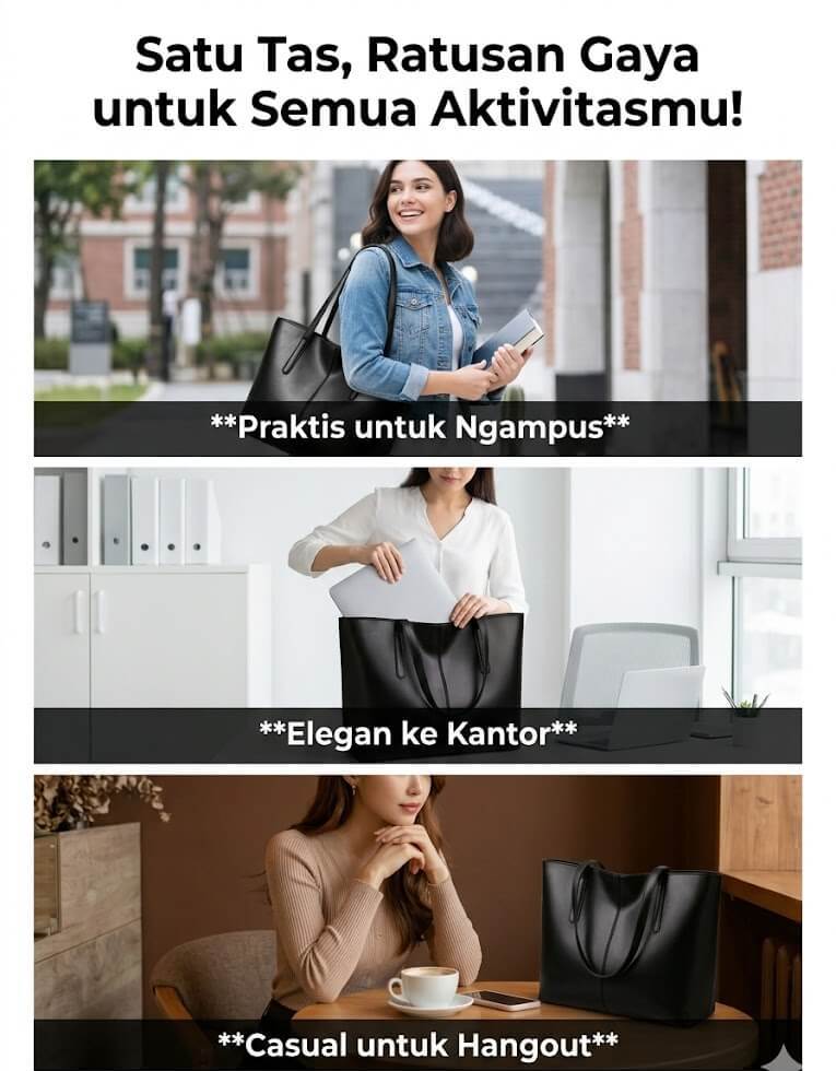 Keunggulan Tas Totebag Kerja Kulit