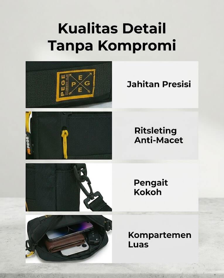 Keunggulan Tas PEGE PG 8957