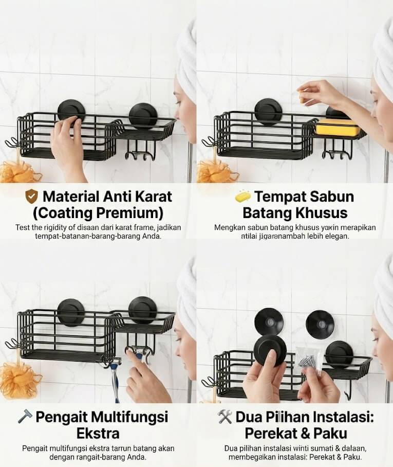 Keunggulan Rak Besi Coating