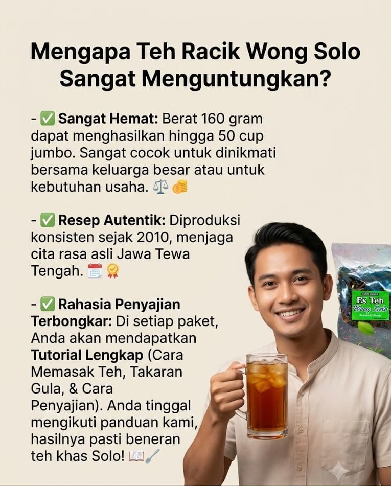 Keunggulan Teh Racik