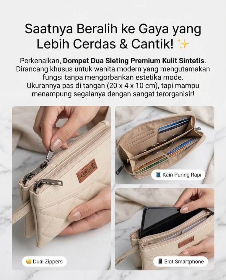 Detail Kompartemen Dompet 1