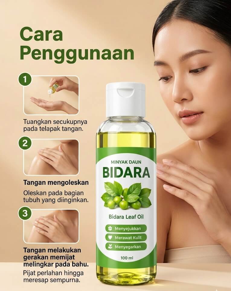 Cara Pemakaian Minyak Bidara