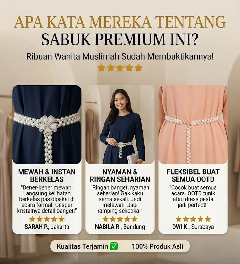 Testimoni Pengguna Sabuk