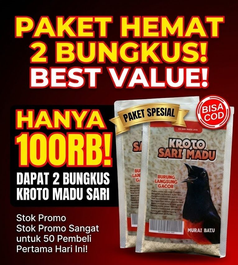 Harga Promo Kroto Madu Sari