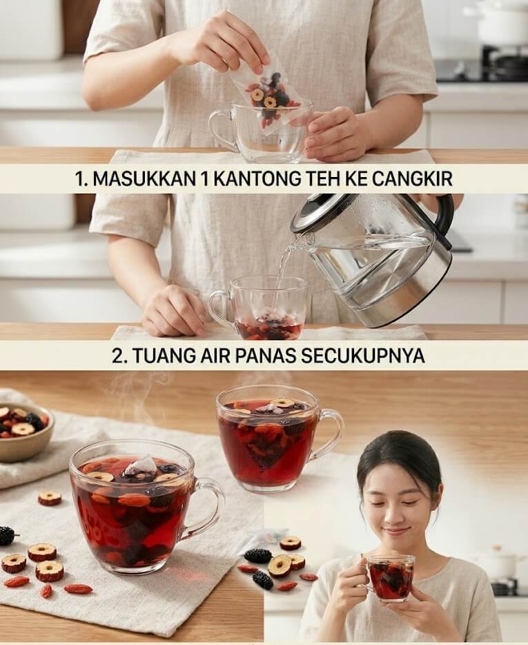 Cara Menyeduh Teh Herbal
