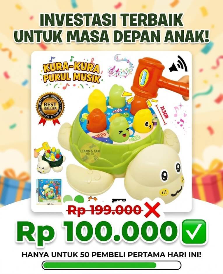 Harga Promo Mainan Anak Pukul Palu