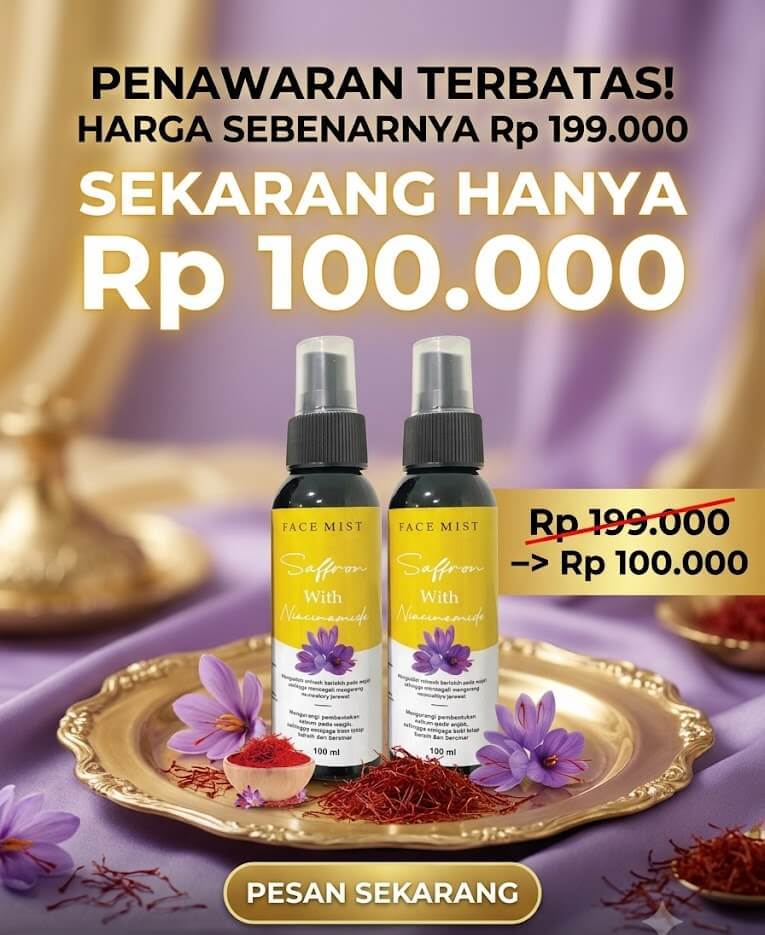 Harga Promo Face Mist Saffron