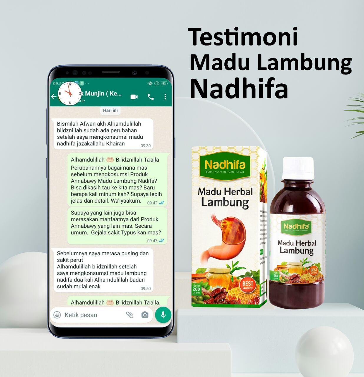 Testimoni Pengguna Madu Nadhifa