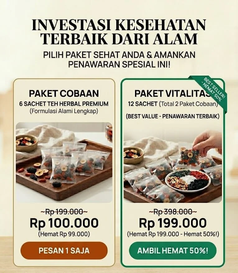 Harga Promo Teh Herbal 6 Sachet
