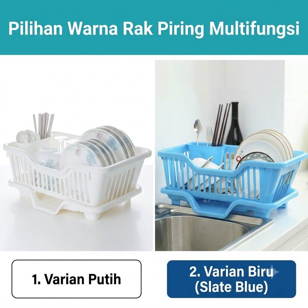 Pilihan Warna Rak Piring