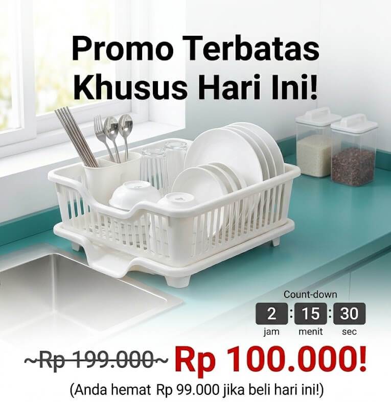 Harga Promo Rak Peniris Piring